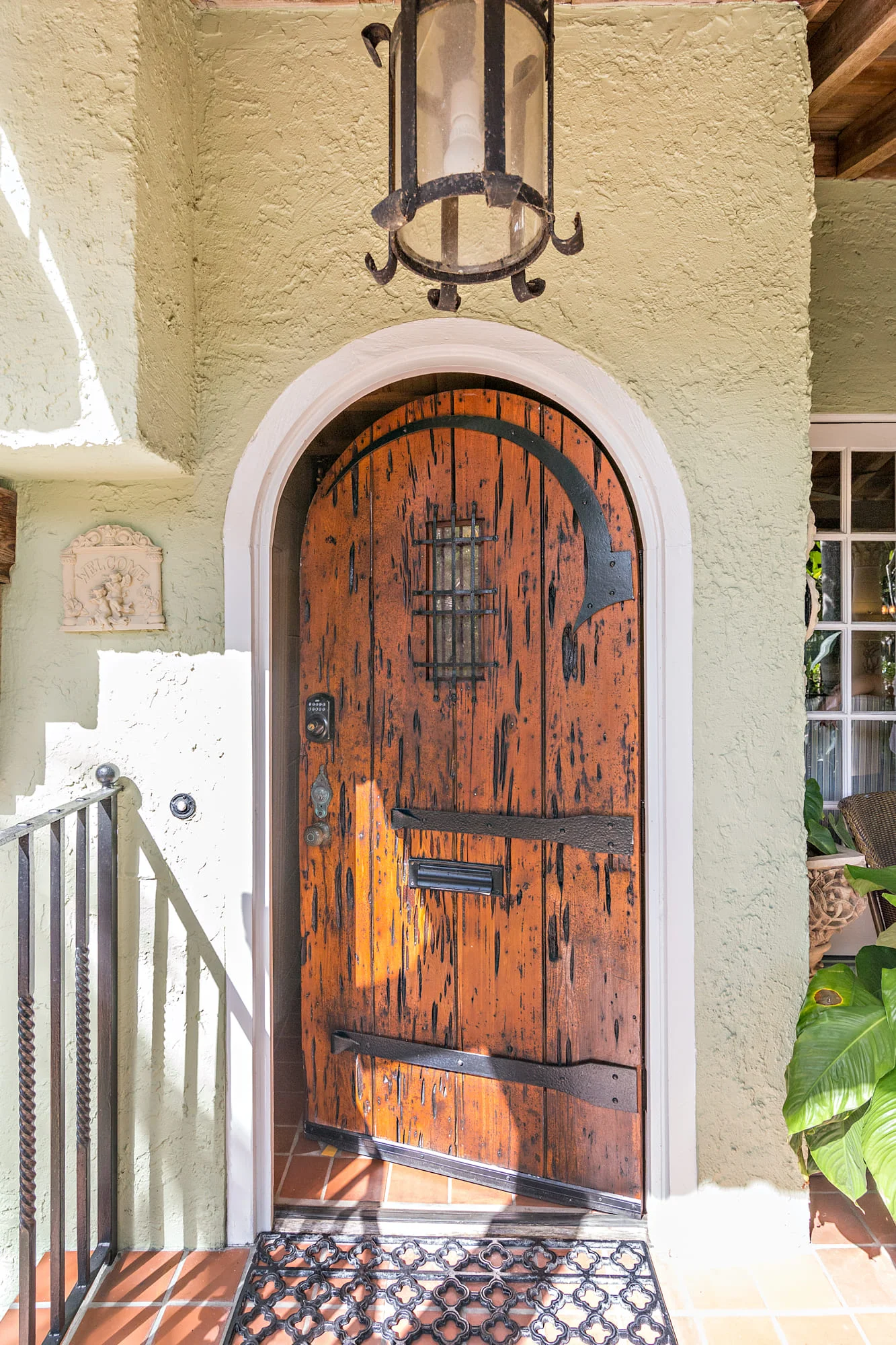  Image of Casa Grandview original restored pecky cypress door